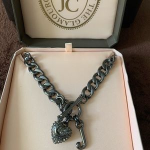 ❗️SOLD ❗️ Juicy Couture chain link Heart Necklace